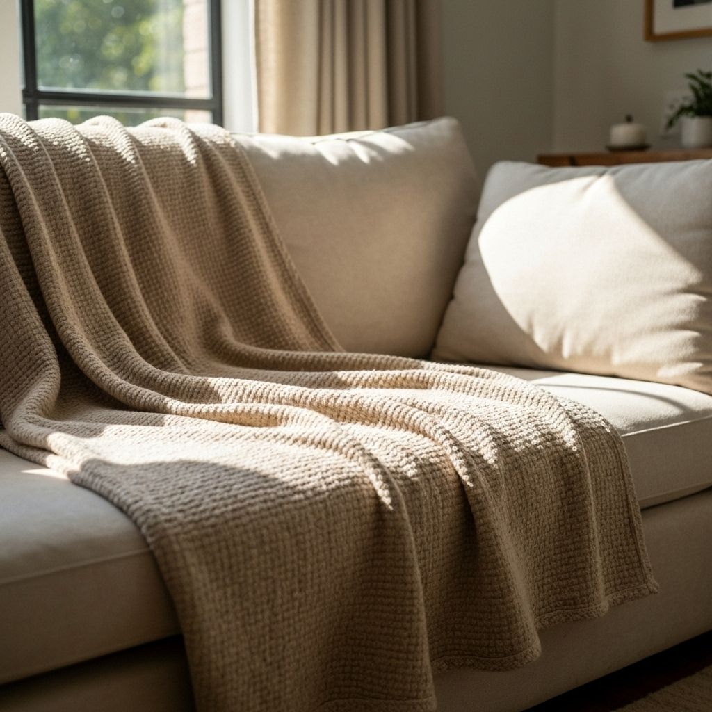 Organic Cotton Throw Blanket